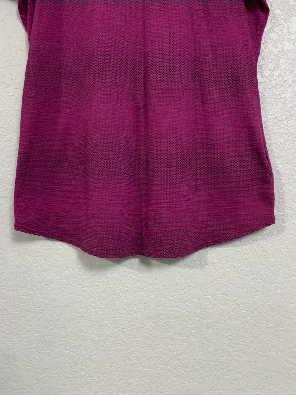 Segments Tee Top Womens M Merino Wool Base Layer Print Long Sleeve Crew Magenta - Picture 8 of 16